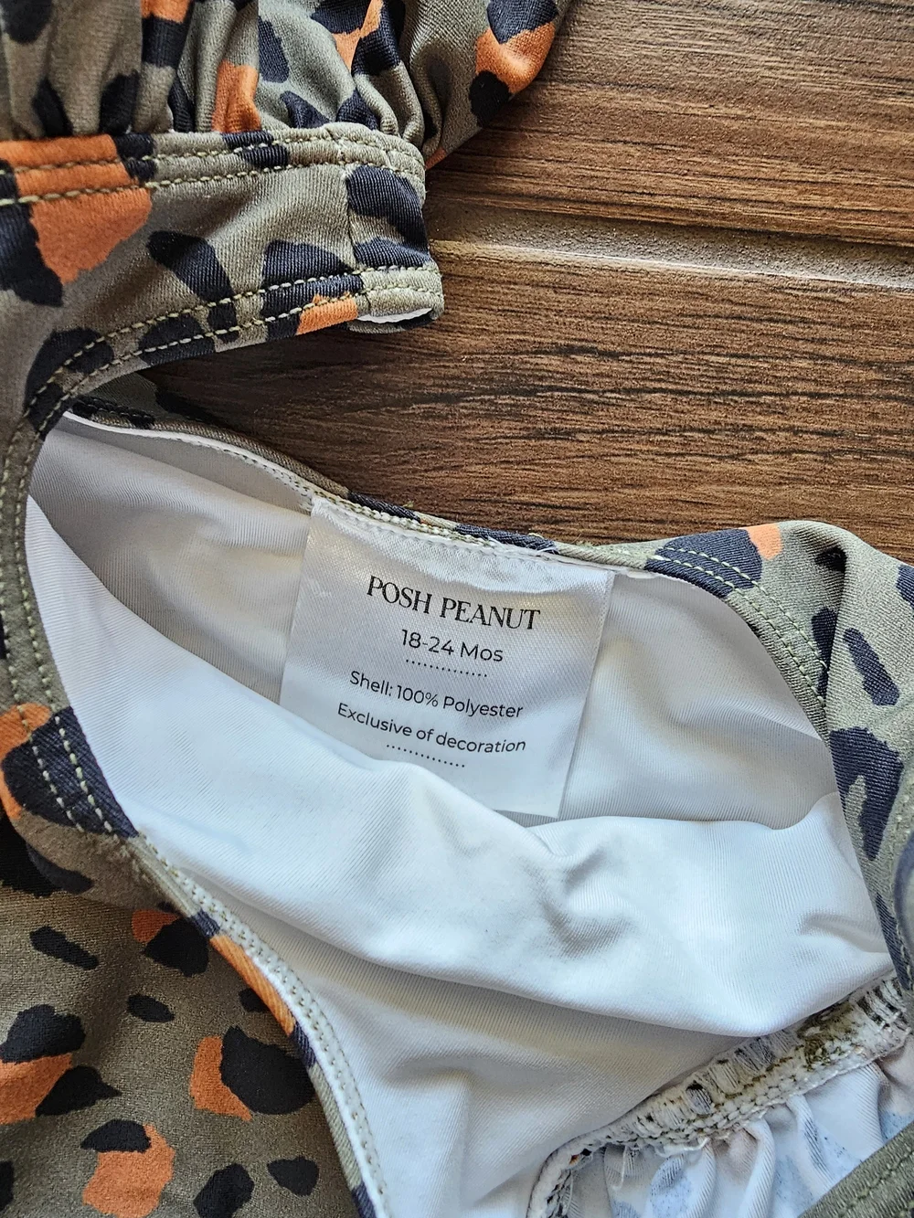 Posh Peanut Toddler Girls Eli Ruffled Swimsuit